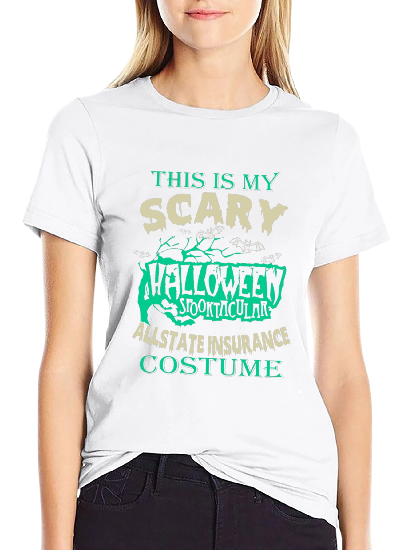 Scary Halloween Allstate Insurance Costume T-Shirt