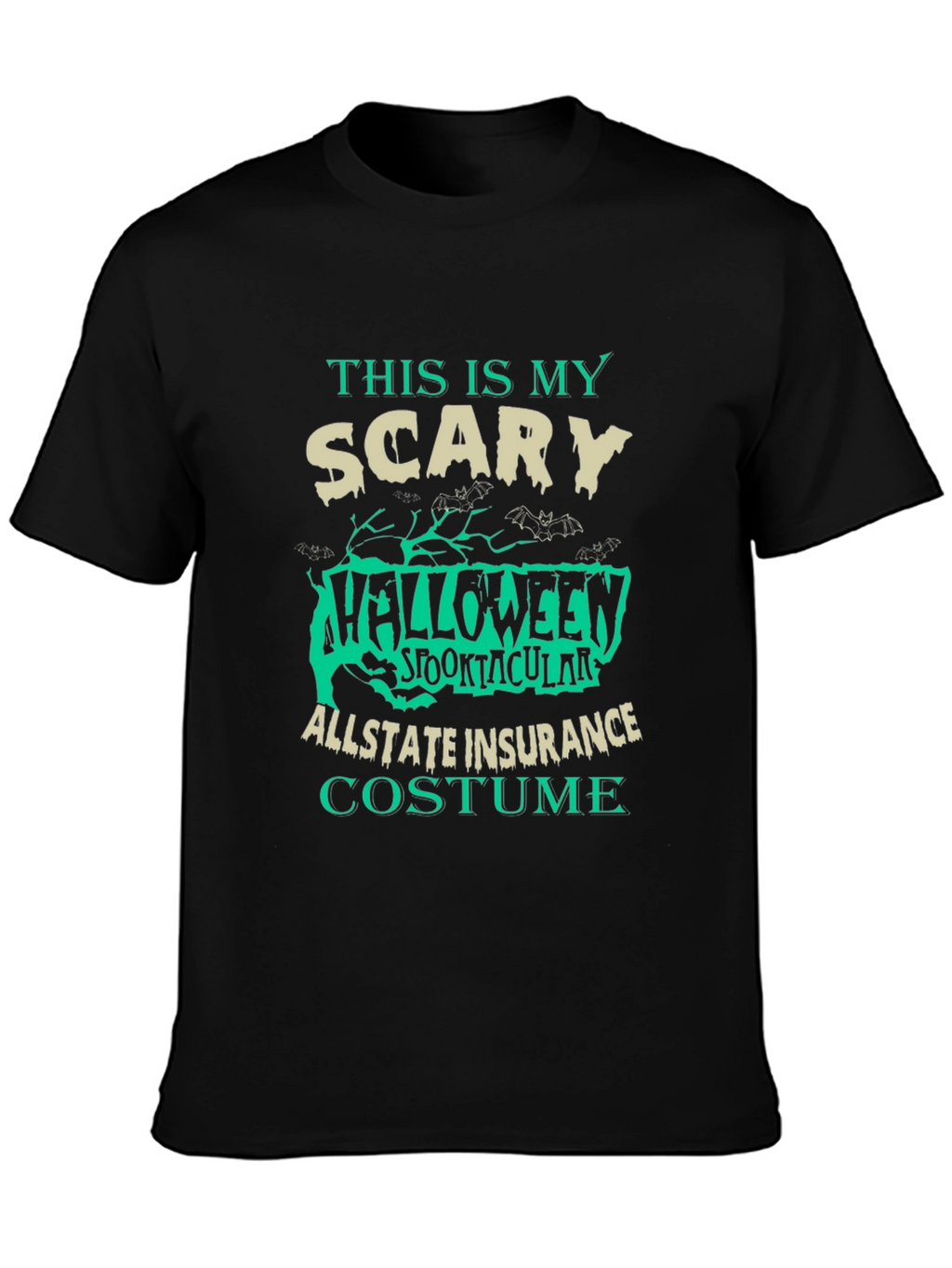 Scary Halloween Allstate Insurance Costume T-Shirt