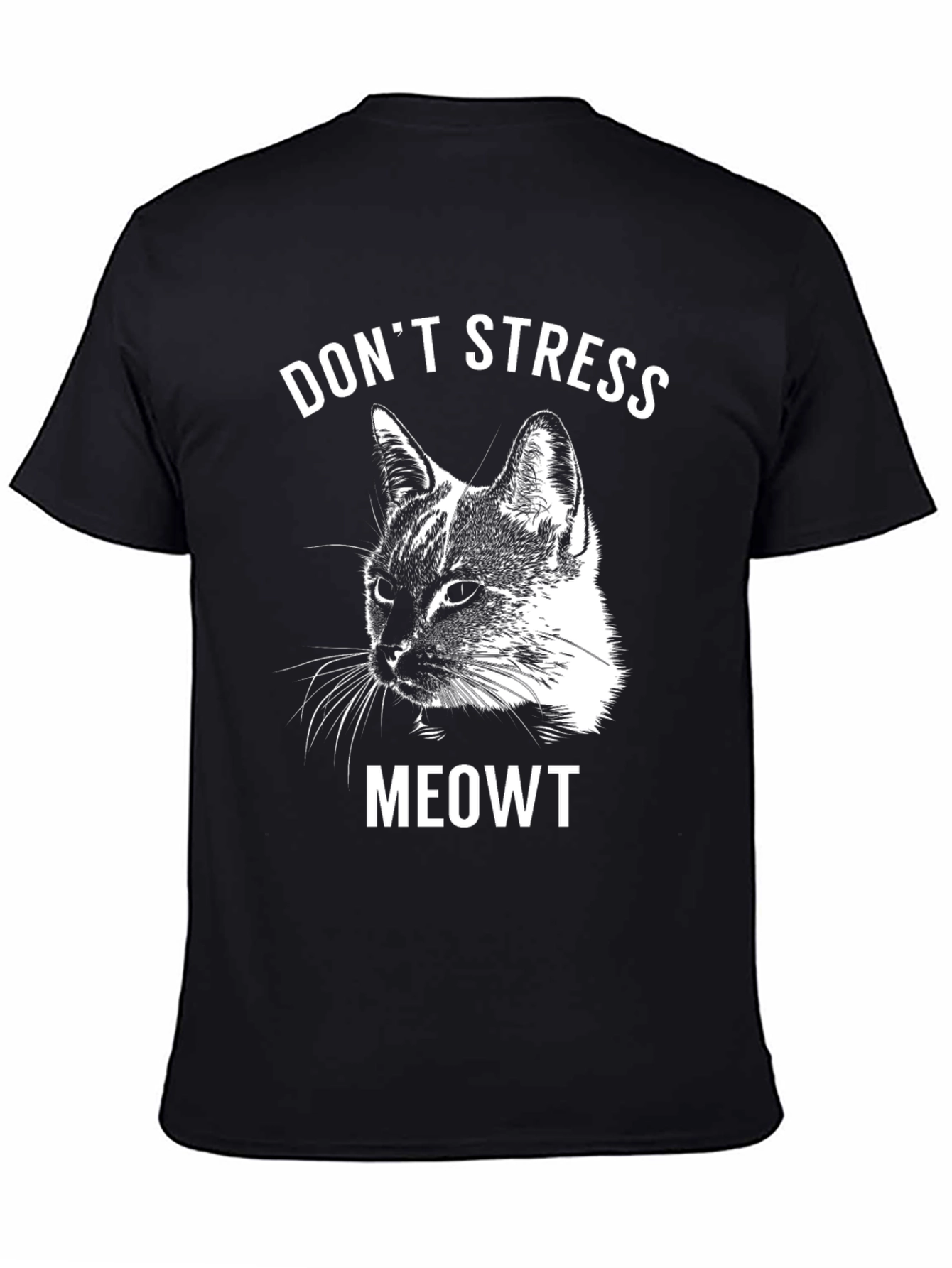 Dont Stress Meowt Cat T-Shirt - Funny Cat Lover Tee