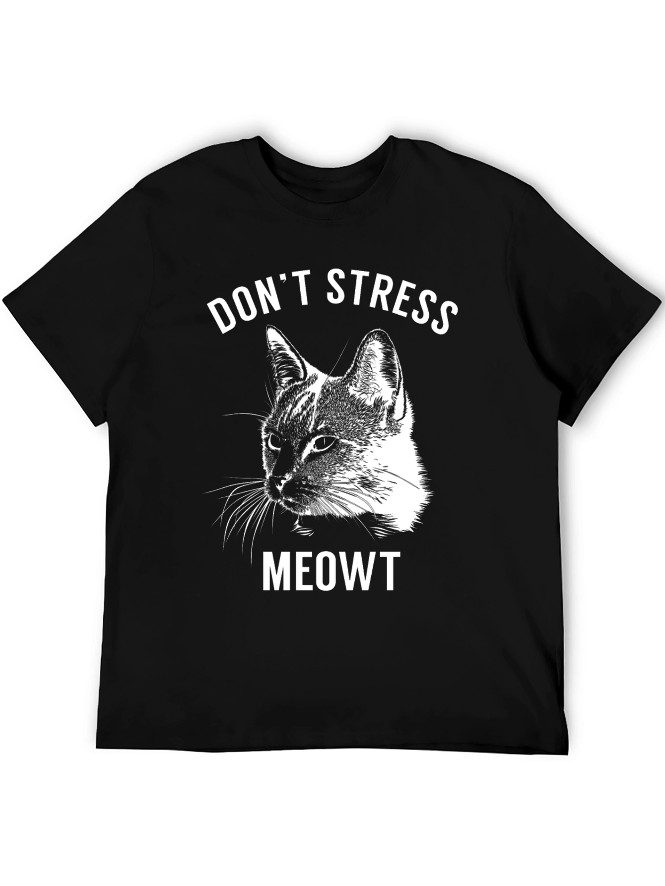 Dont Stress Meowt Cat T-Shirt - Funny Cat Lover Tee