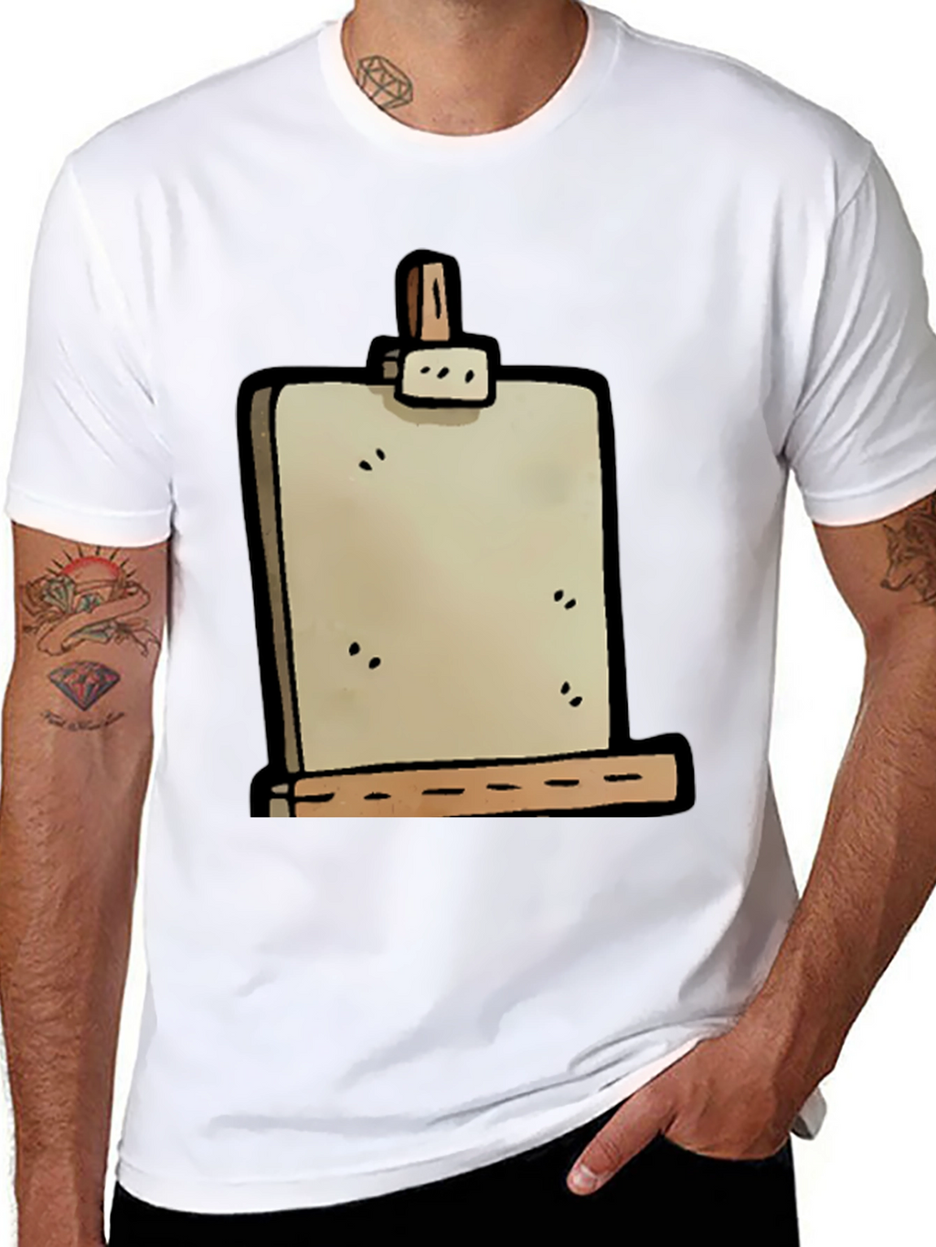 Cartoon Clipboard Graphic Tee