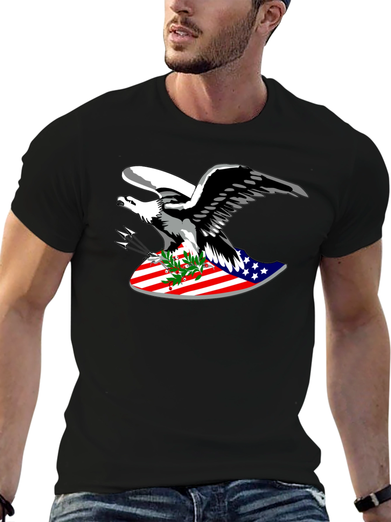 American Eagle Graphic Tee - Patriotic T-Shirt