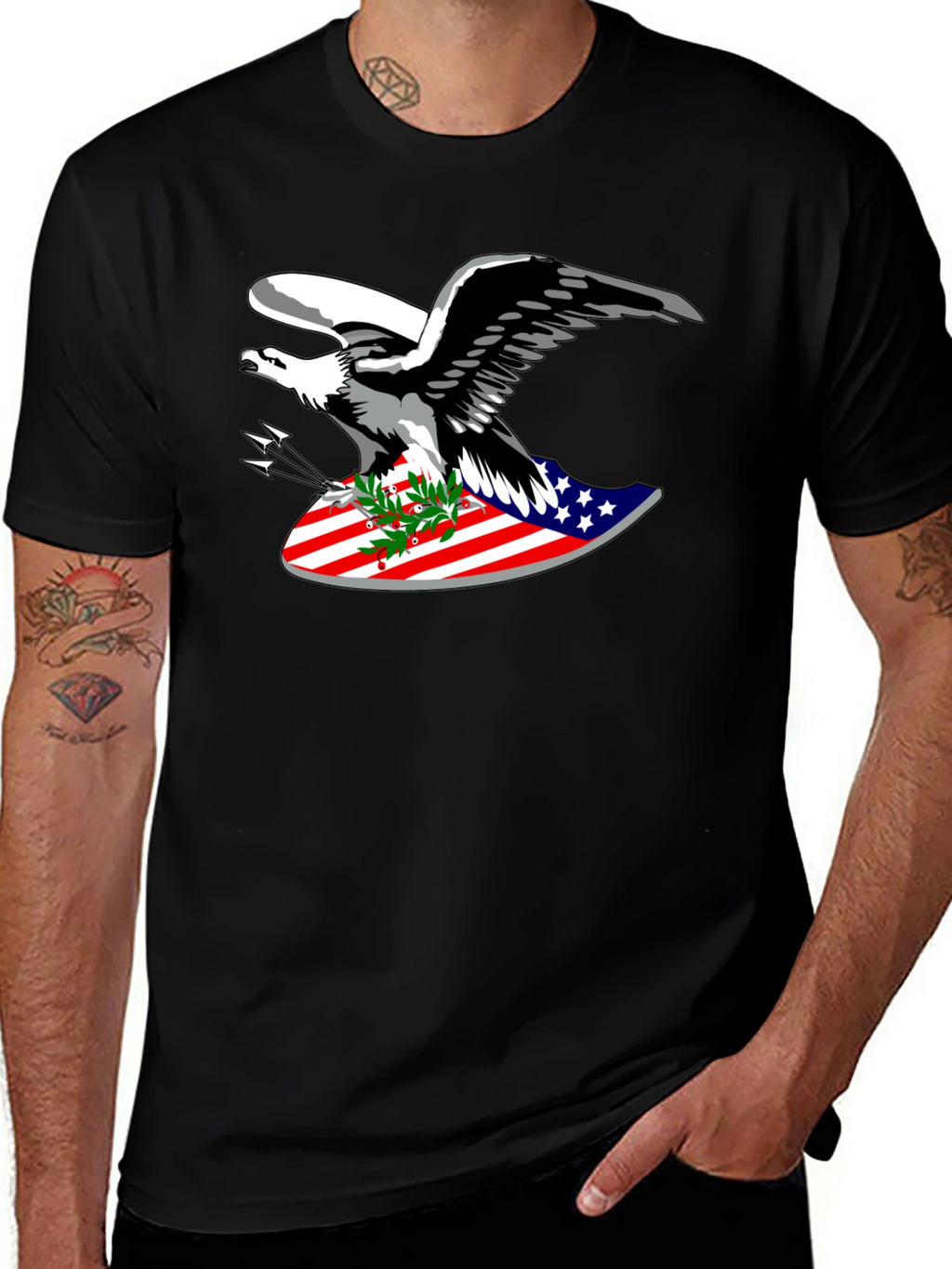 American Eagle Graphic Tee - Patriotic T-Shirt