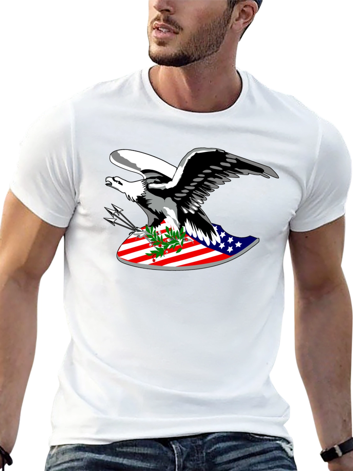 American Eagle Graphic Tee - Patriotic T-Shirt