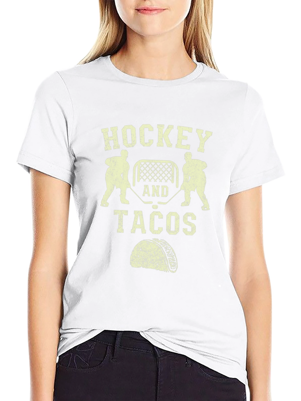 Hockey and Tacos Graphic Tee