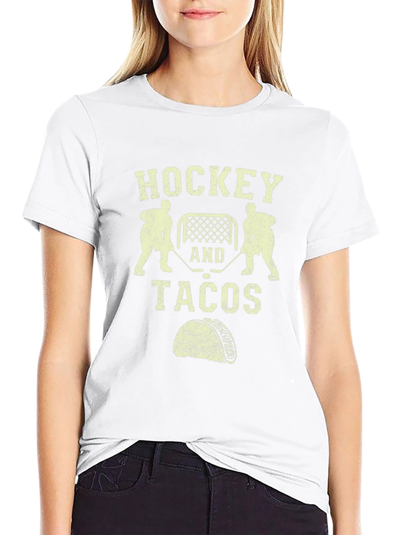 Hockey and Tacos Graphic Tee
