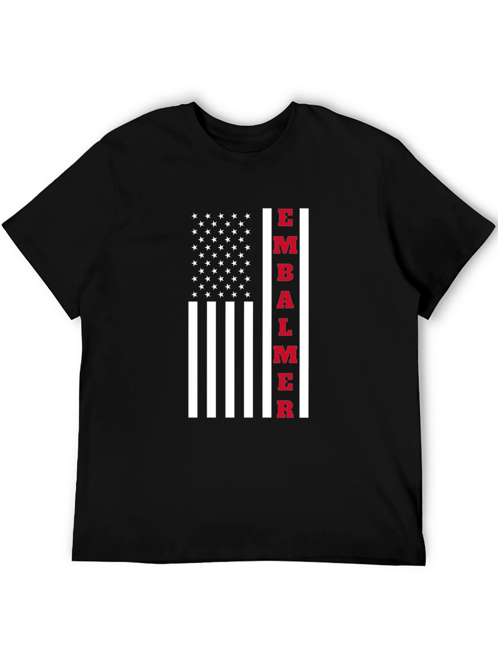 Embalmer American Flag Graphic T-Shirt