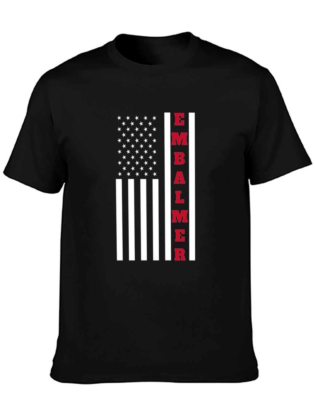 Embalmer American Flag Graphic T-Shirt
