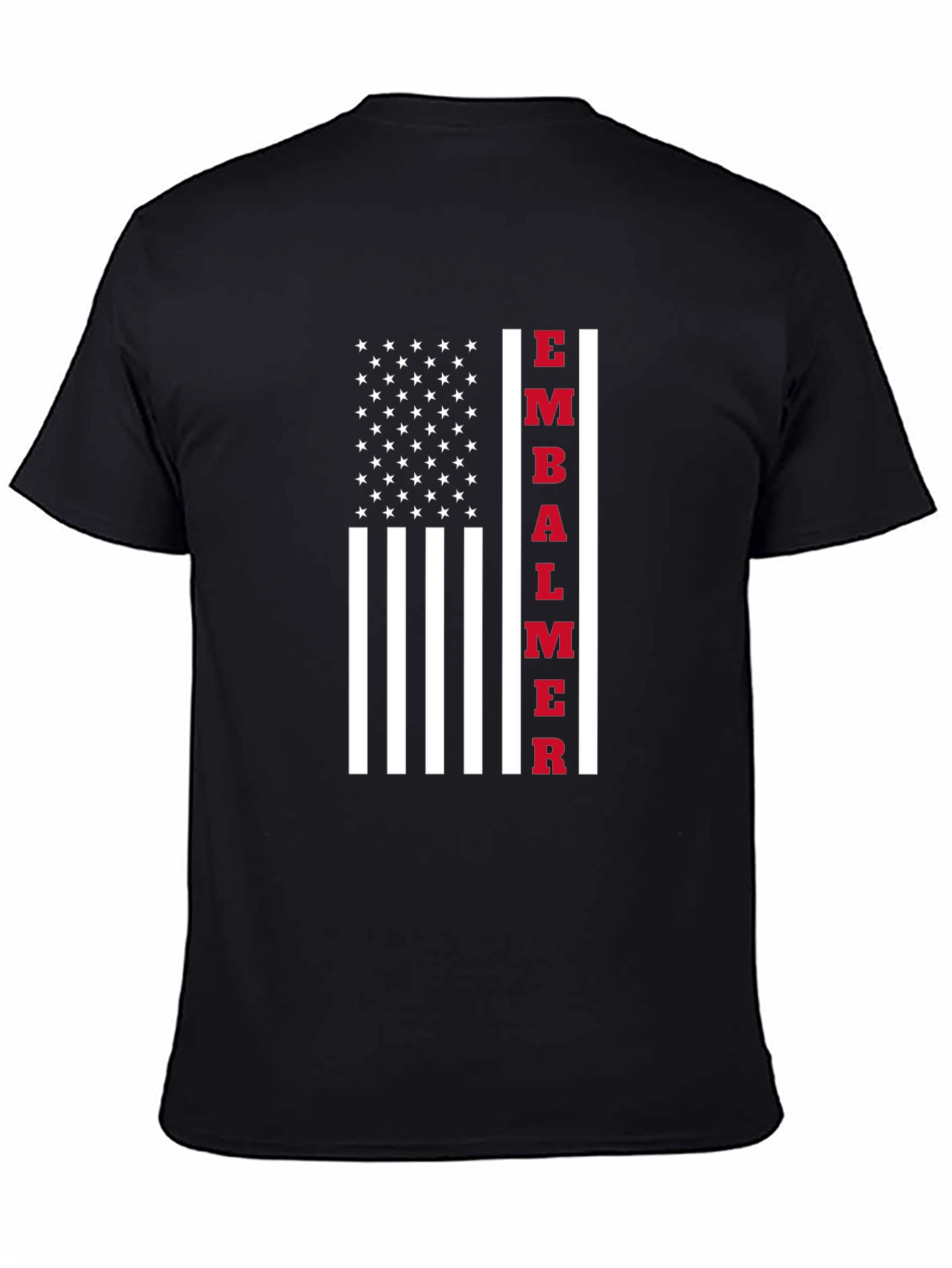 Embalmer American Flag Graphic T-Shirt