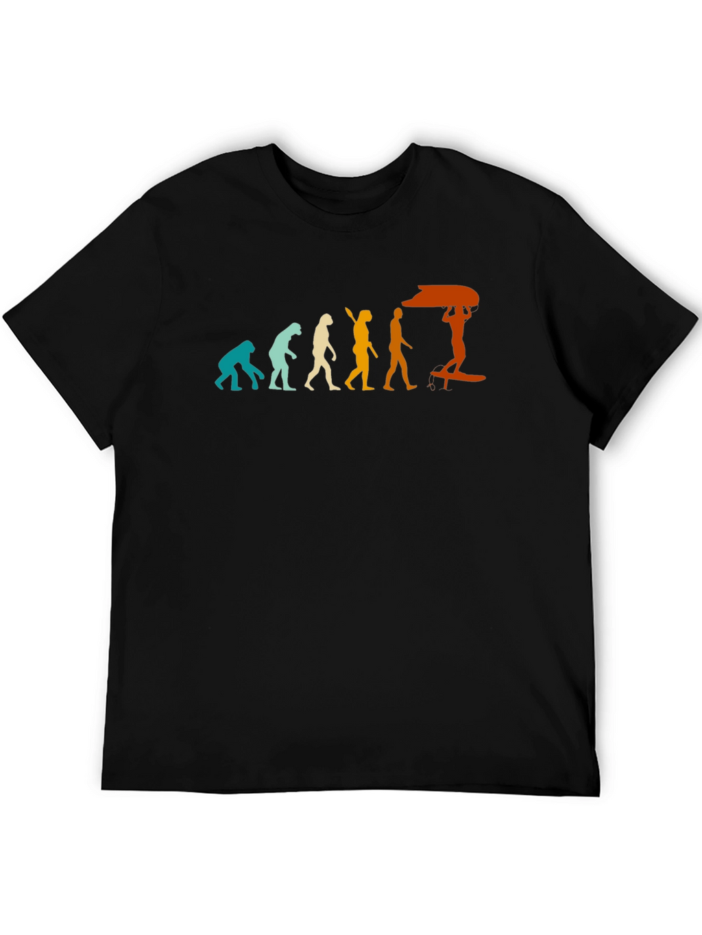 Evolution of Surfing Graphic T-Shirt