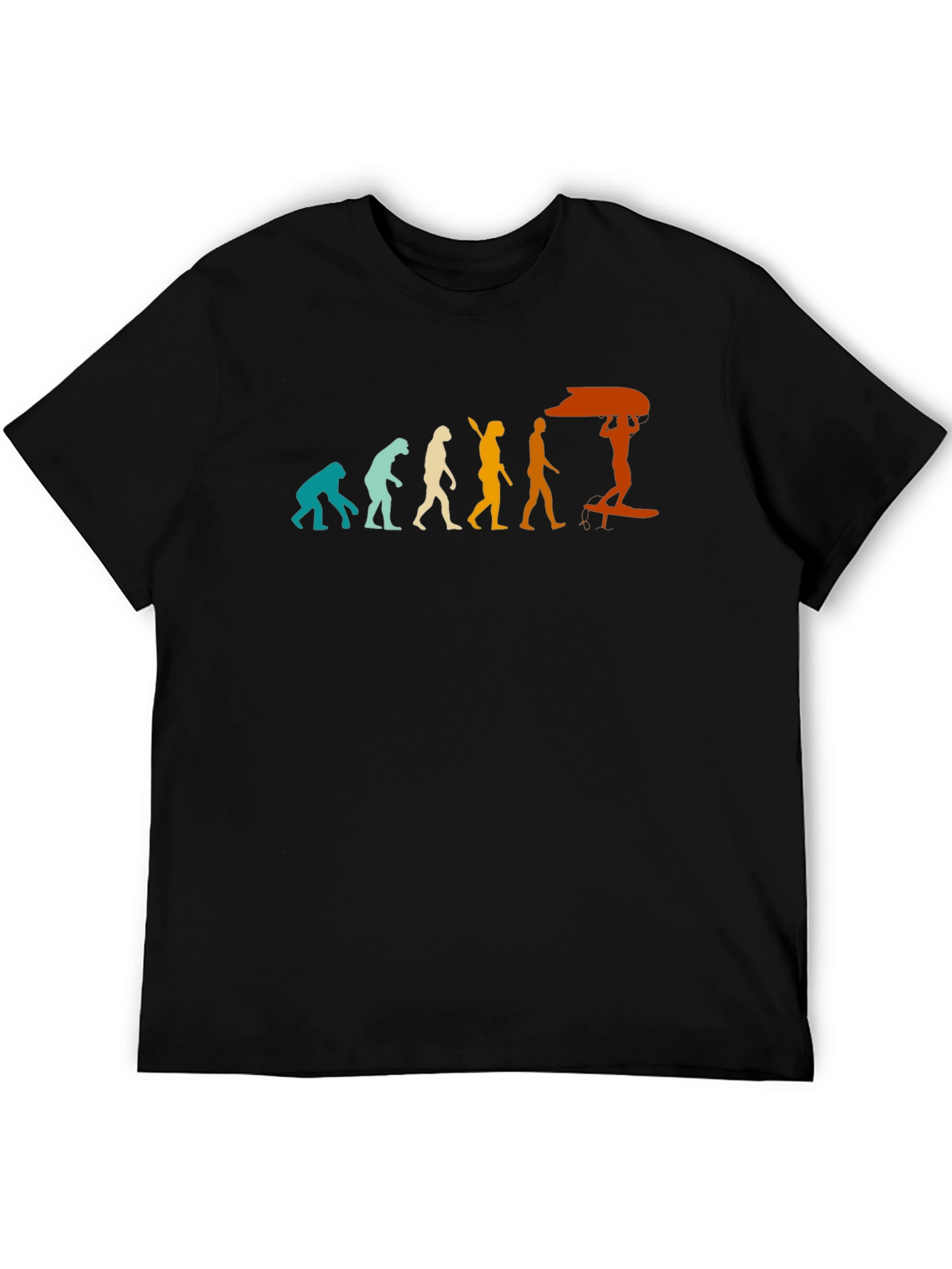 Evolution of Surfing Graphic T-Shirt