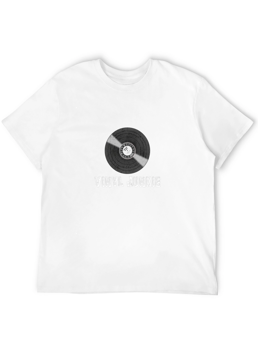 Vinyl Junkie Graphic T-Shirt - Music Lover Tee