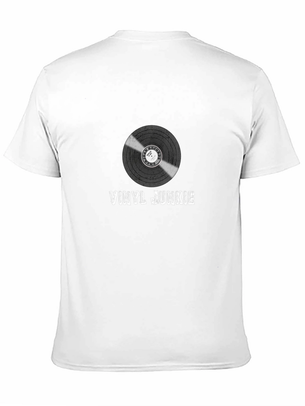 Vinyl Junkie Graphic T-Shirt - Music Lover Tee