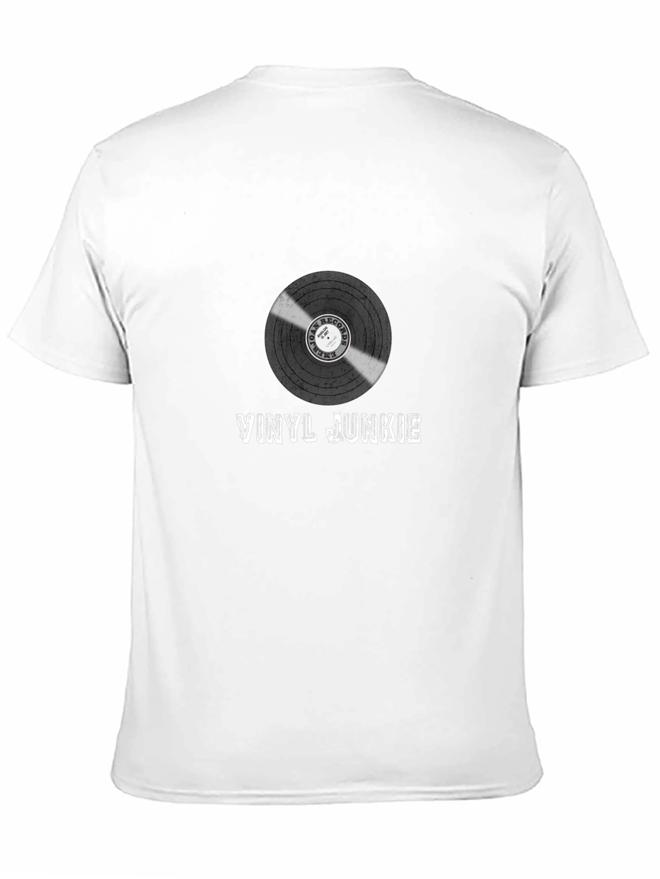 Vinyl Junkie Graphic T-Shirt - Music Lover Tee