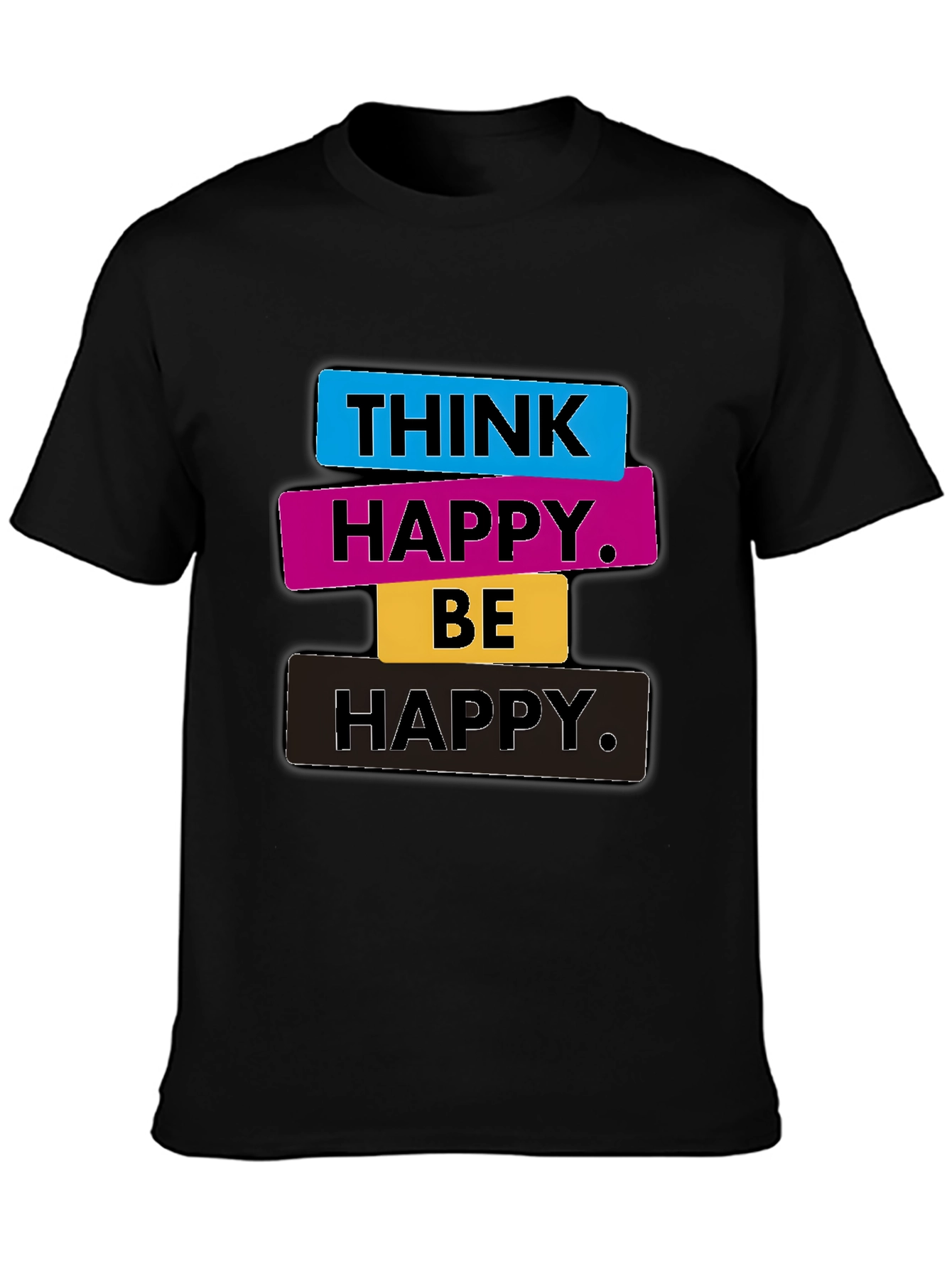 Think Happy Be Happy Graphic Tee