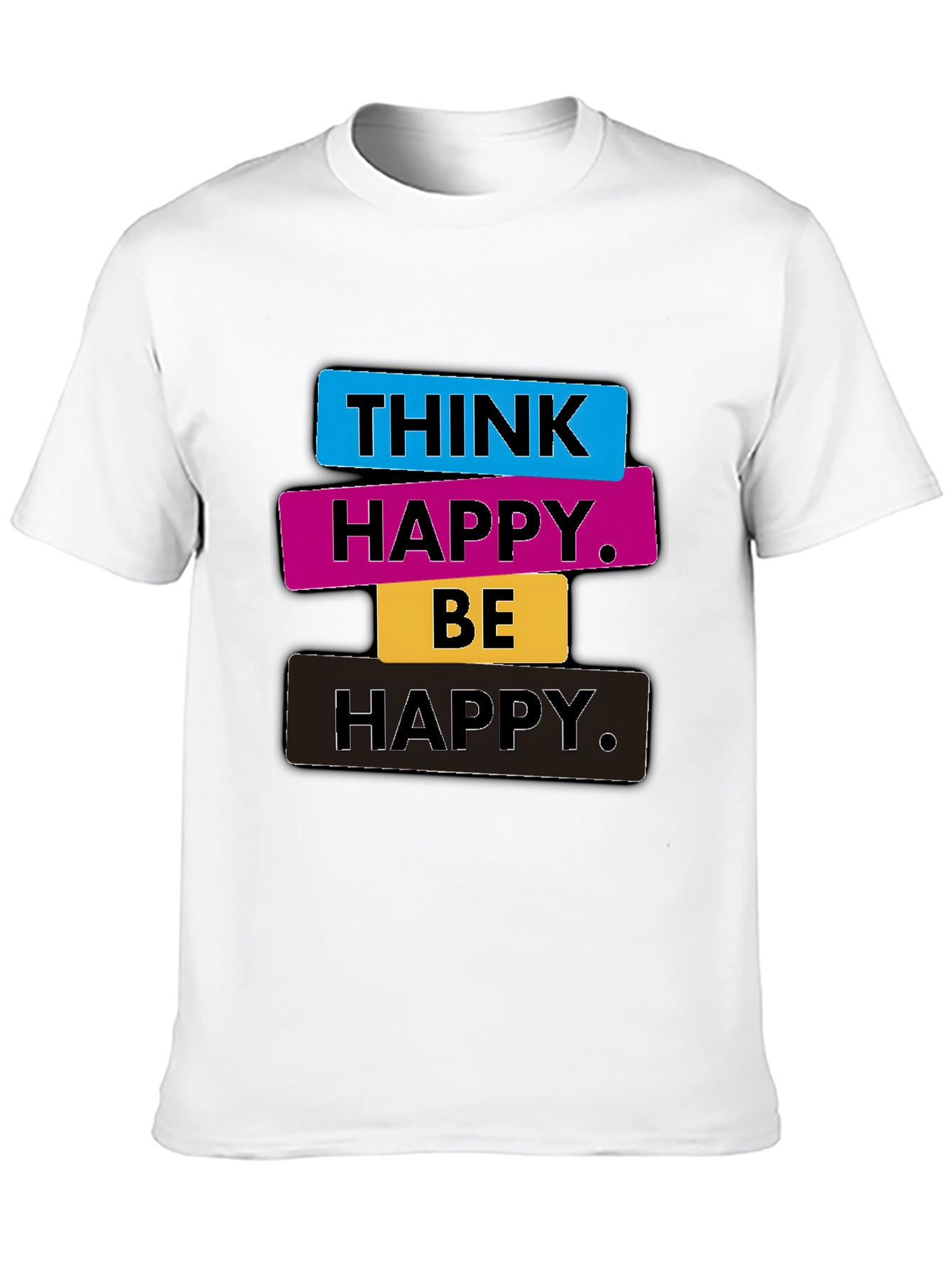 Think Happy Be Happy Graphic Tee