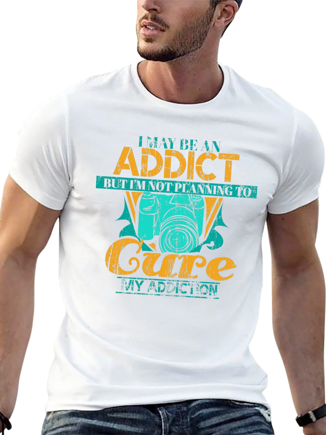 Photographer Addict Black T-Shirt