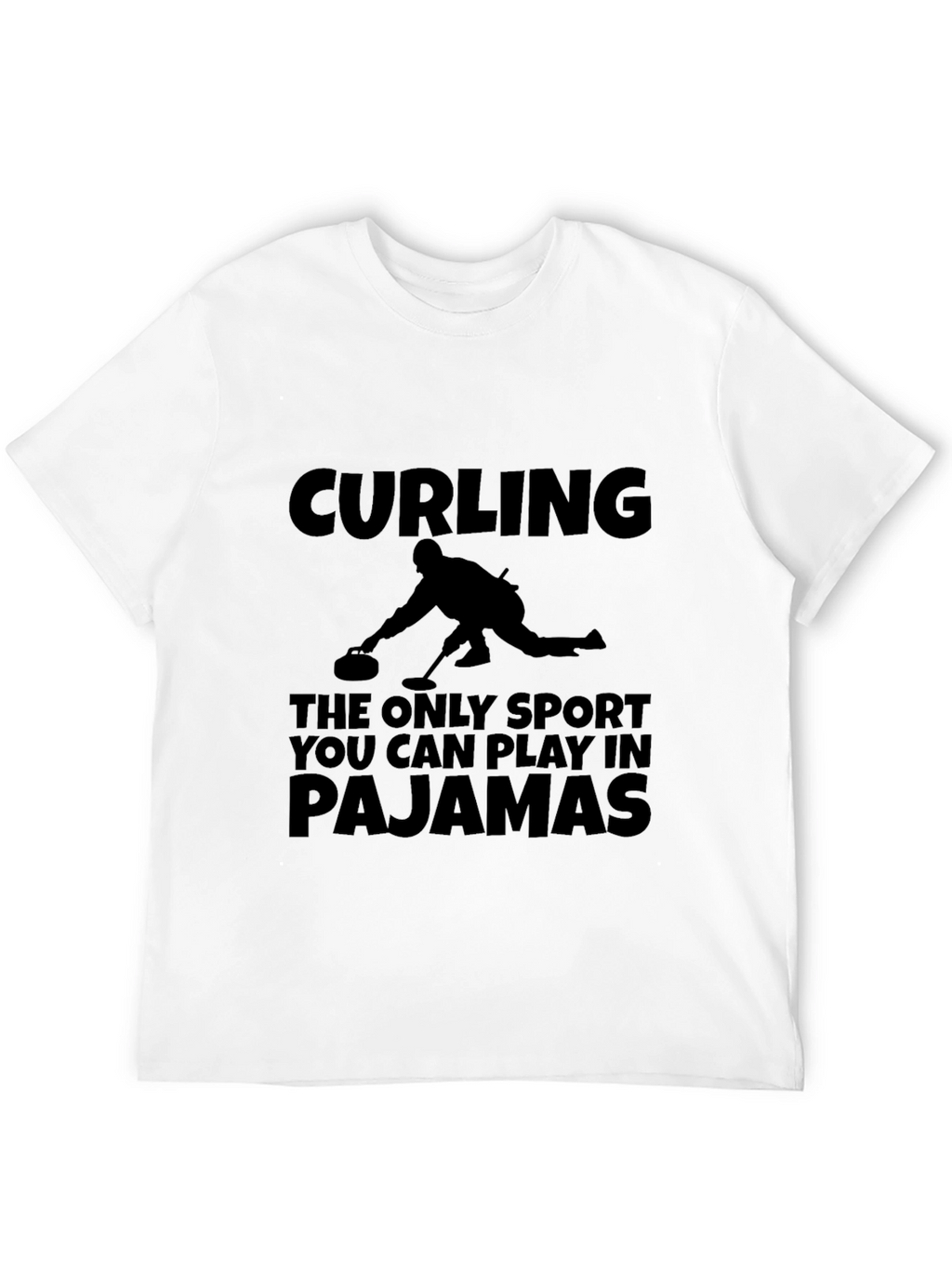 Curling Pajamas Graphic Tee
