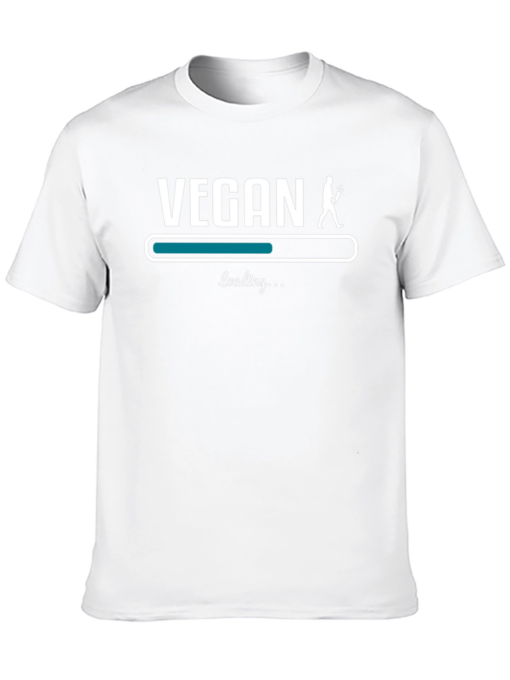 Vegan Loading Funny Graphic T-Shirt