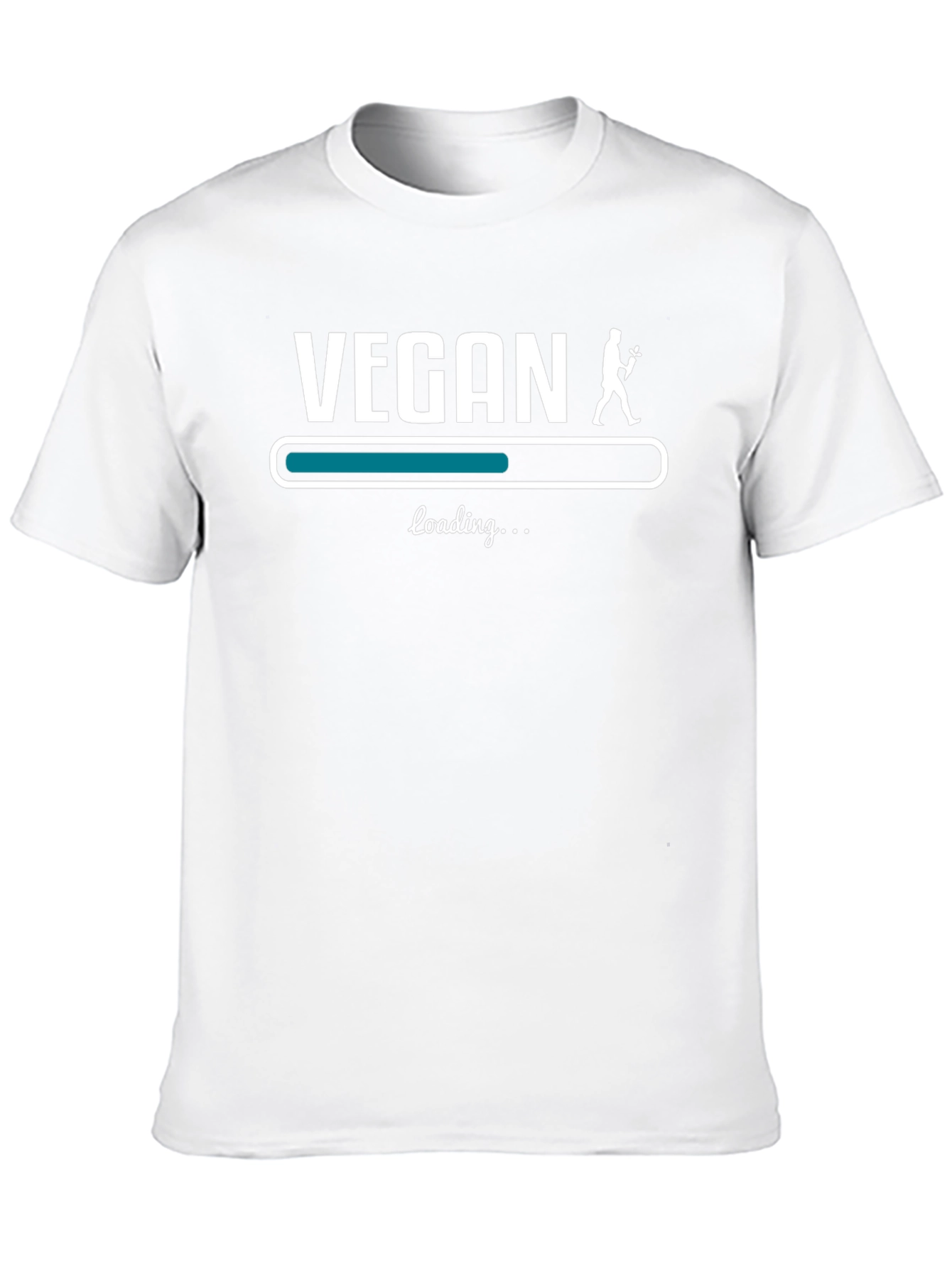 Vegan Loading Funny Graphic T-Shirt