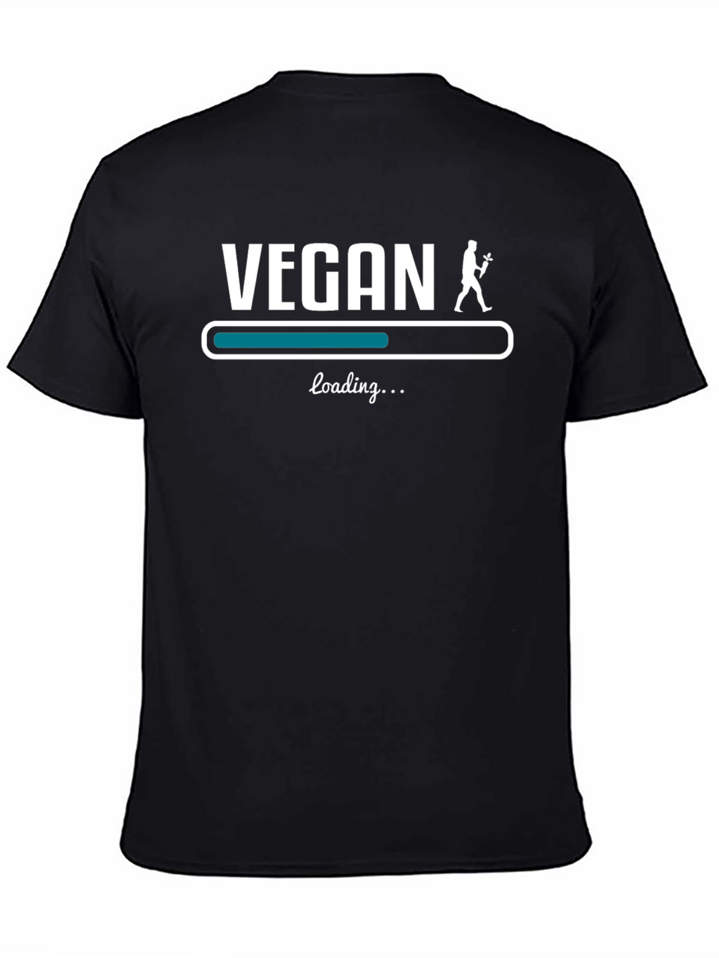 Vegan Loading Funny Graphic T-Shirt