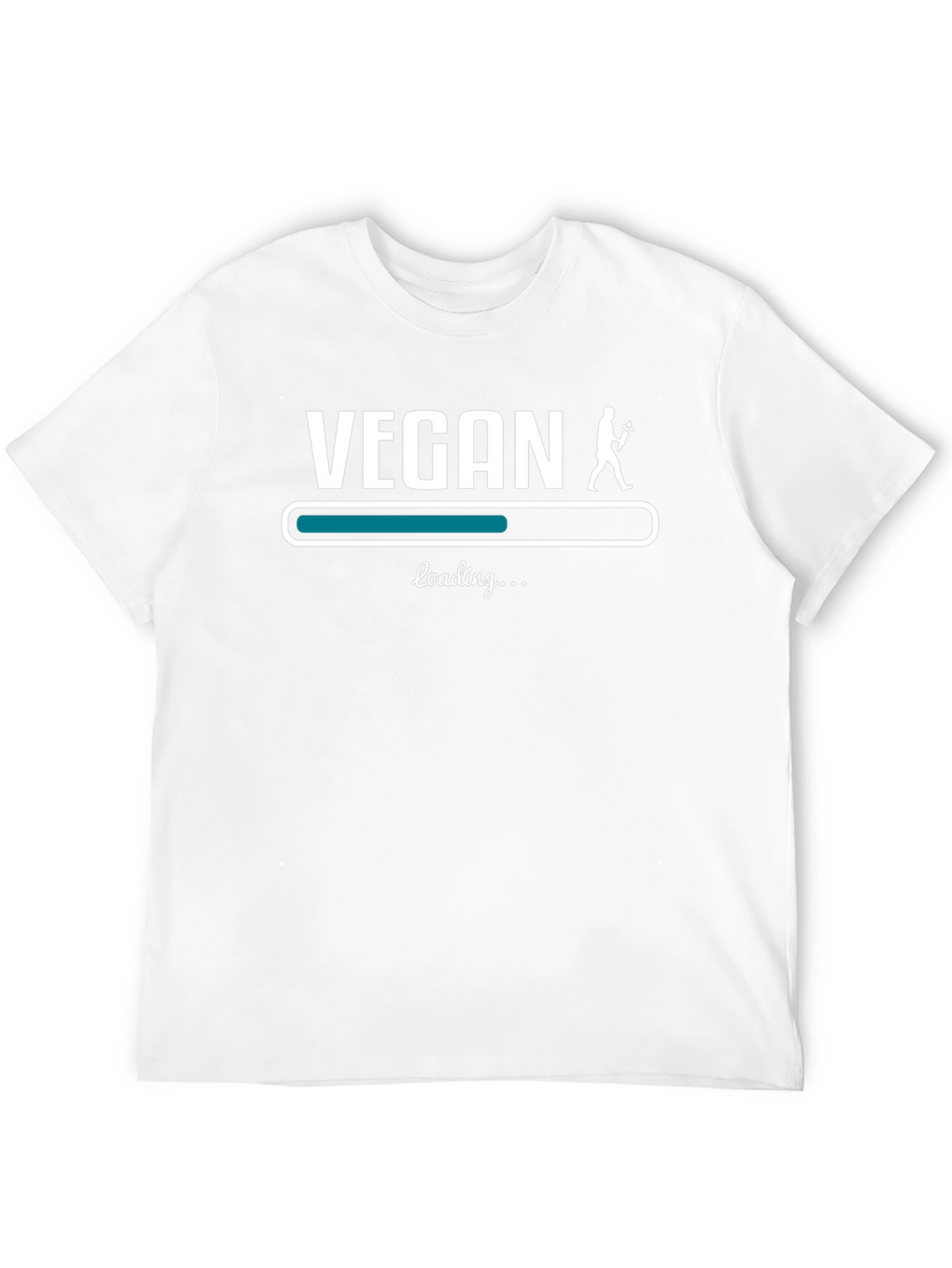 Vegan Loading Funny Graphic T-Shirt