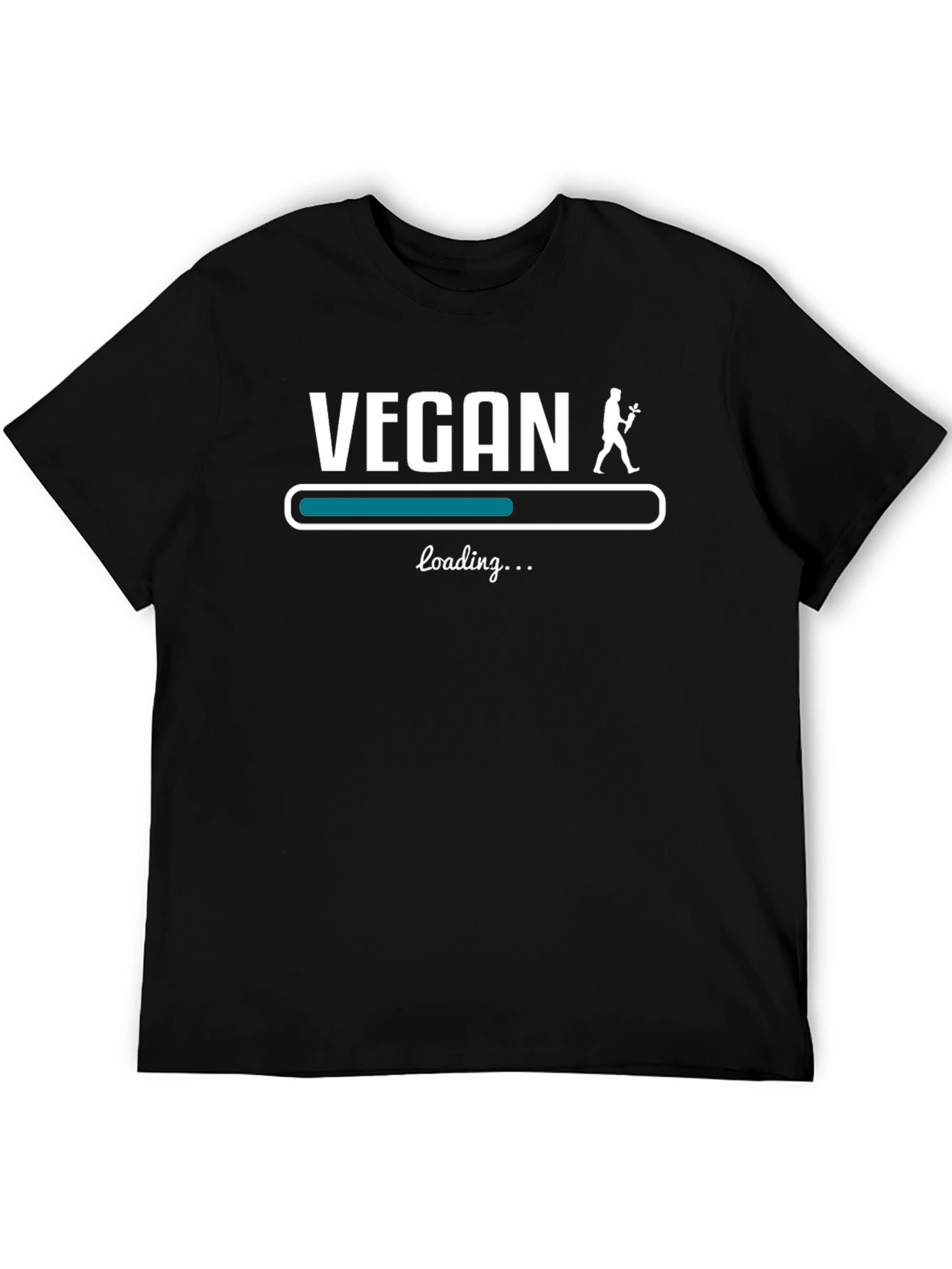 Vegan Loading Funny Graphic T-Shirt
