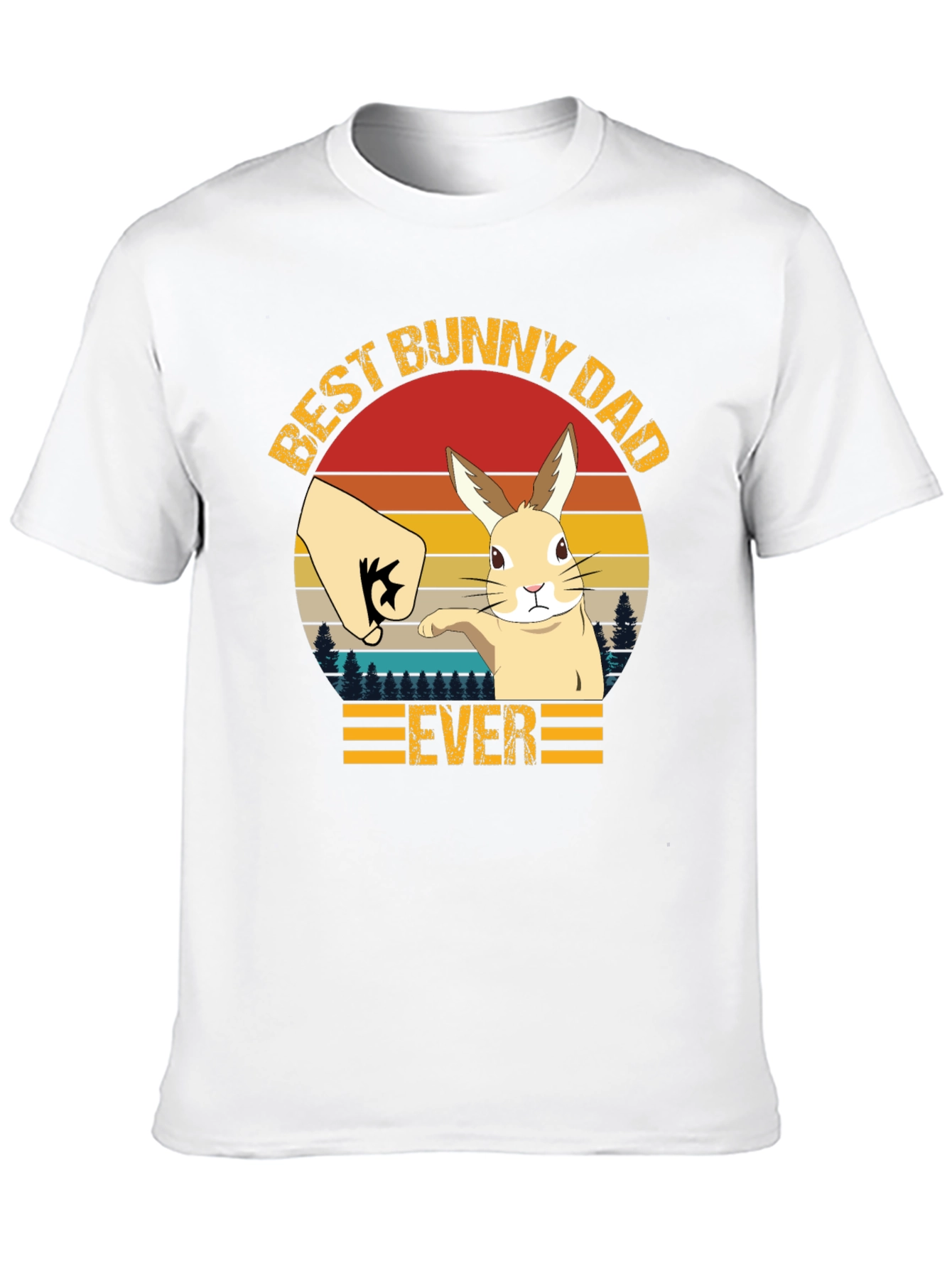 Best Bunny Dad Ever T-Shirt - Fathers Day