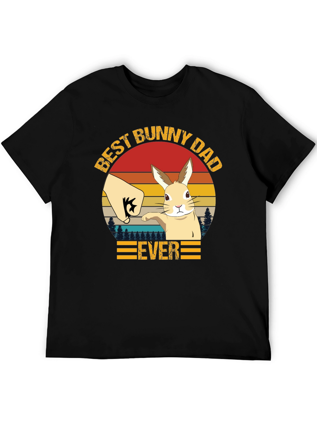 Best Bunny Dad Ever T-Shirt - Fathers Day