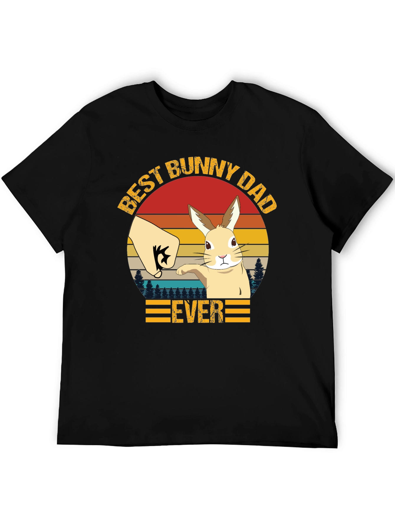 Best Bunny Dad Ever T-Shirt - Fathers Day