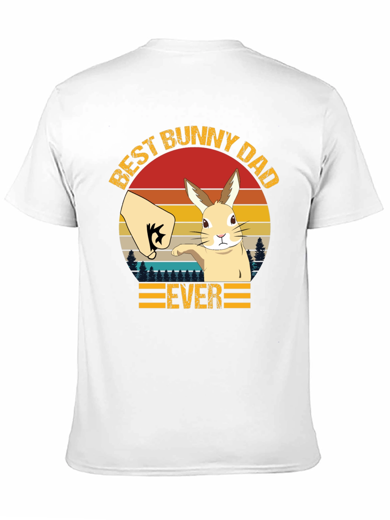 Best Bunny Dad Ever T-Shirt - Fathers Day