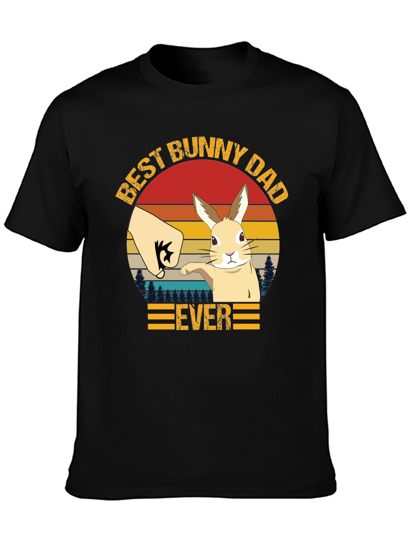Best Bunny Dad Ever T-Shirt - Fathers Day