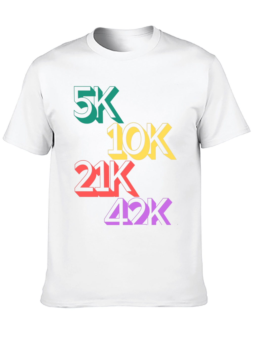 Runners T-Shirt: 5K 10K 21K 42K