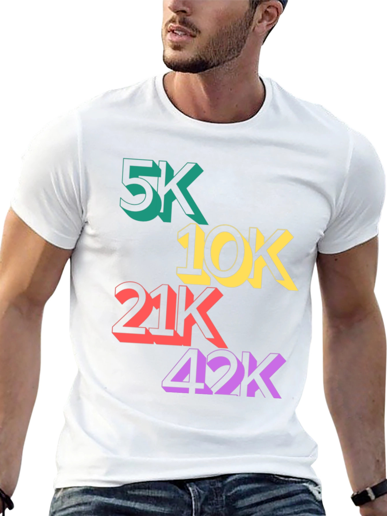 Runners T-Shirt: 5K 10K 21K 42K