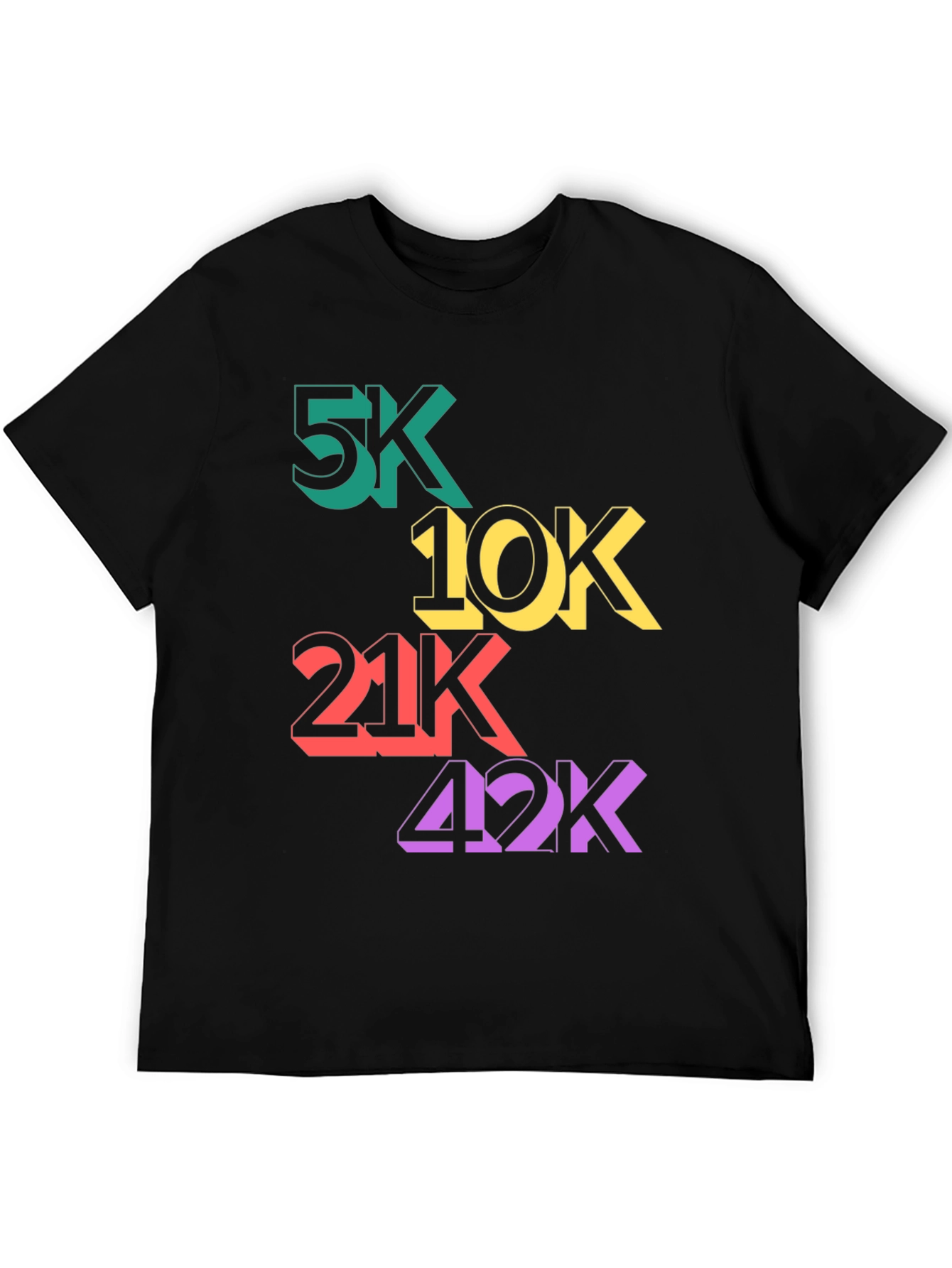 Runners T-Shirt: 5K 10K 21K 42K