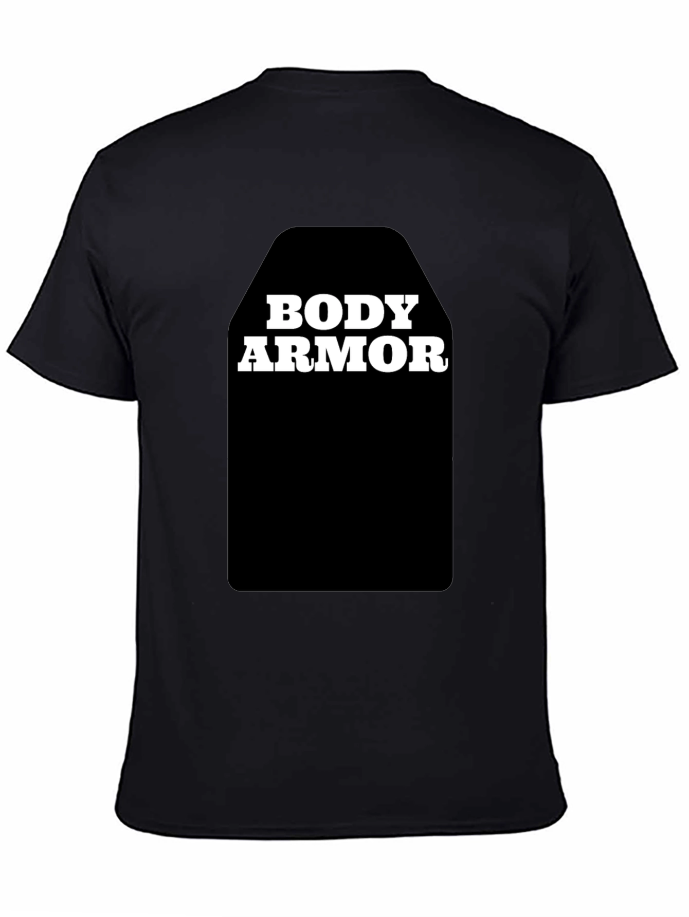 Body Armor Graphic T-Shirt - Novelty Protective Gear Tee