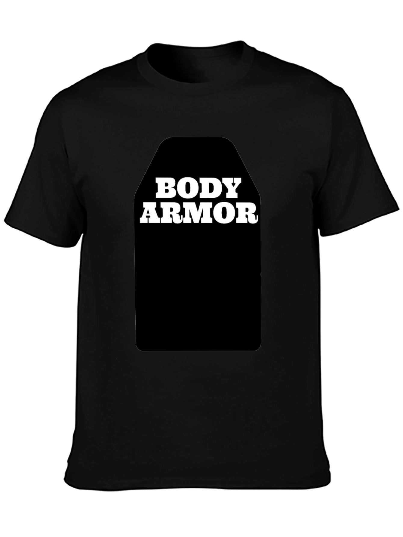 Body Armor Graphic T-Shirt - Novelty Protective Gear Tee