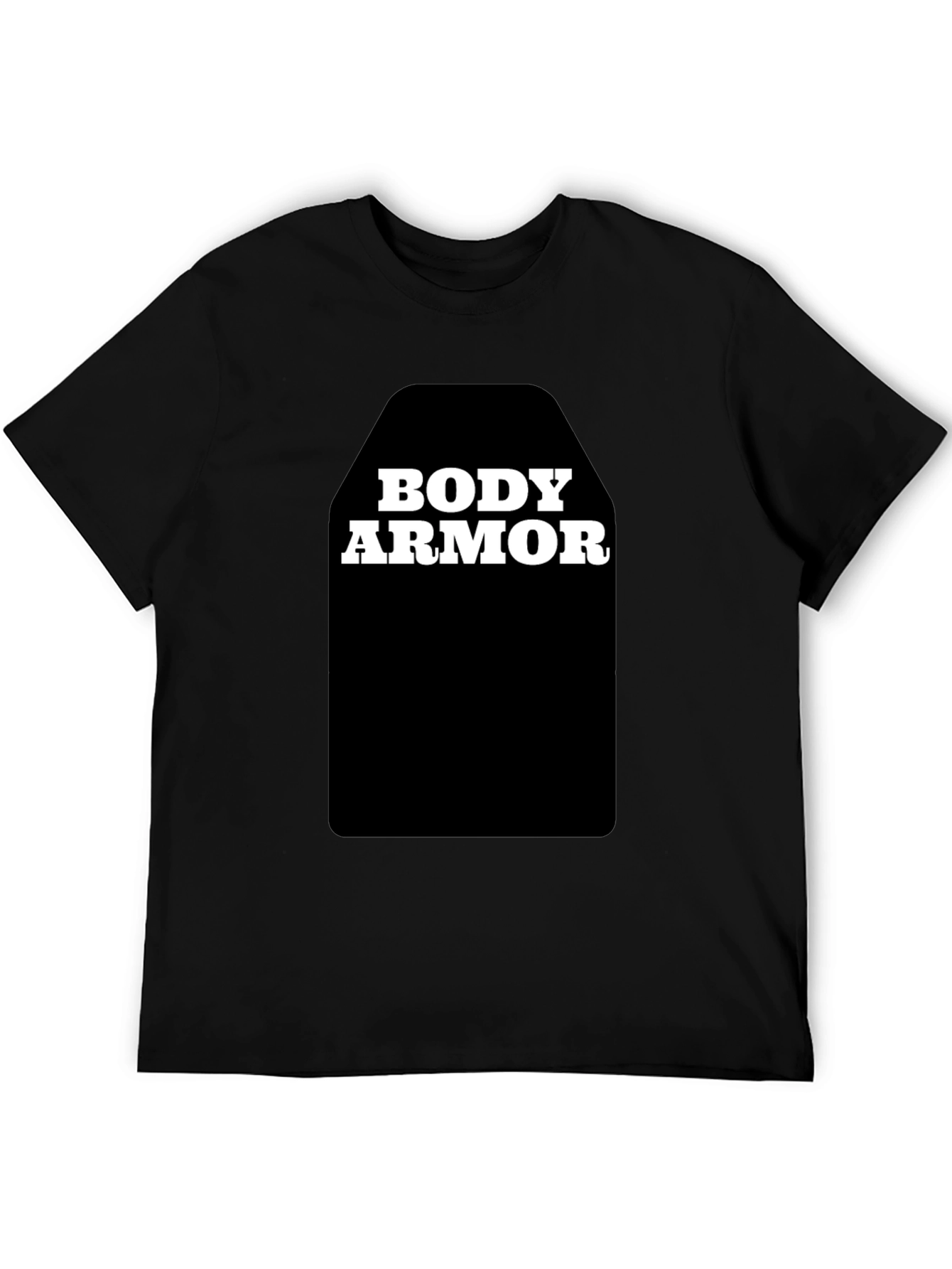 Body Armor Graphic T-Shirt - Novelty Protective Gear Tee