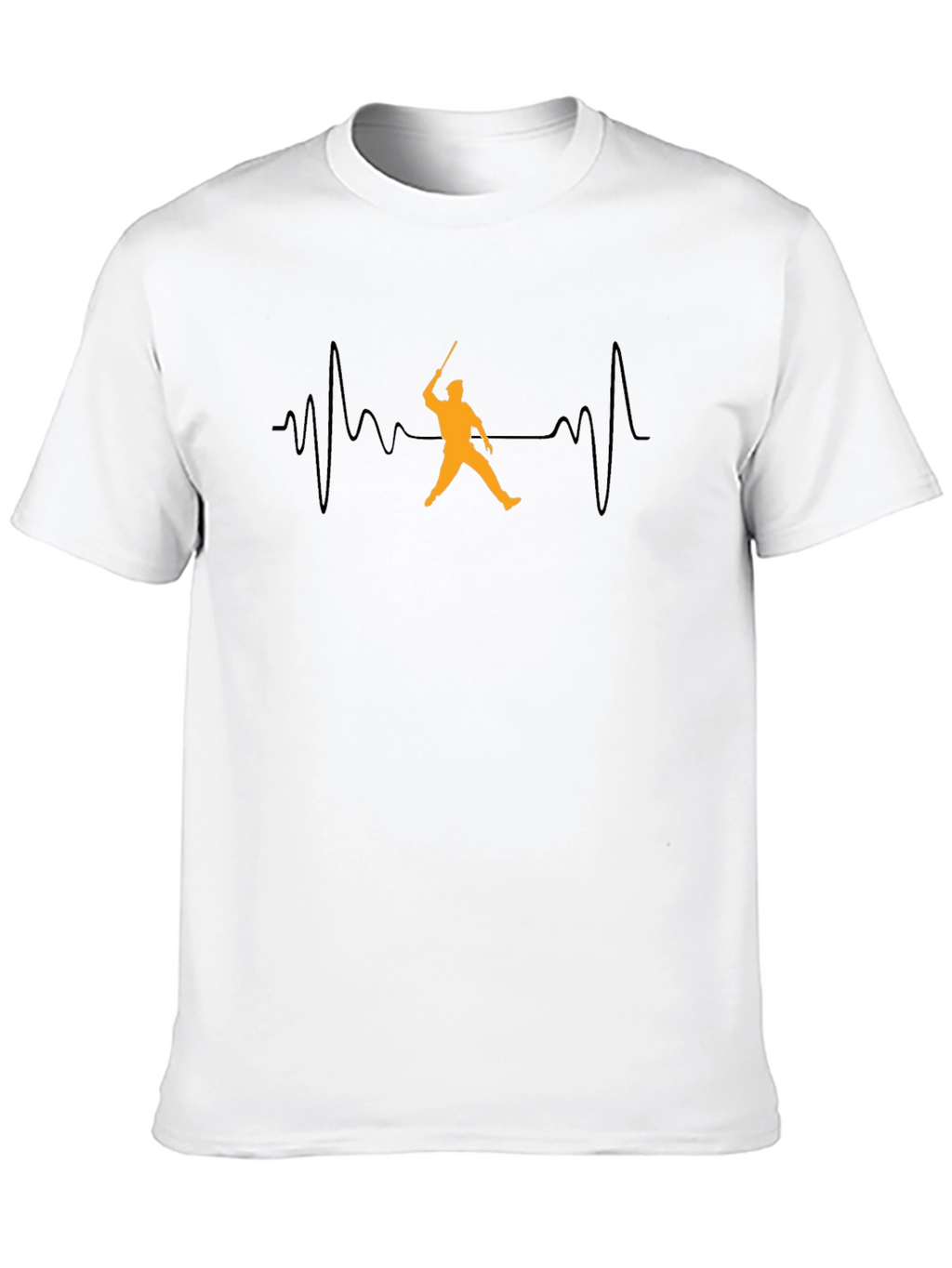 Cricket Heartbeat T-Shirt - Passion for the Game