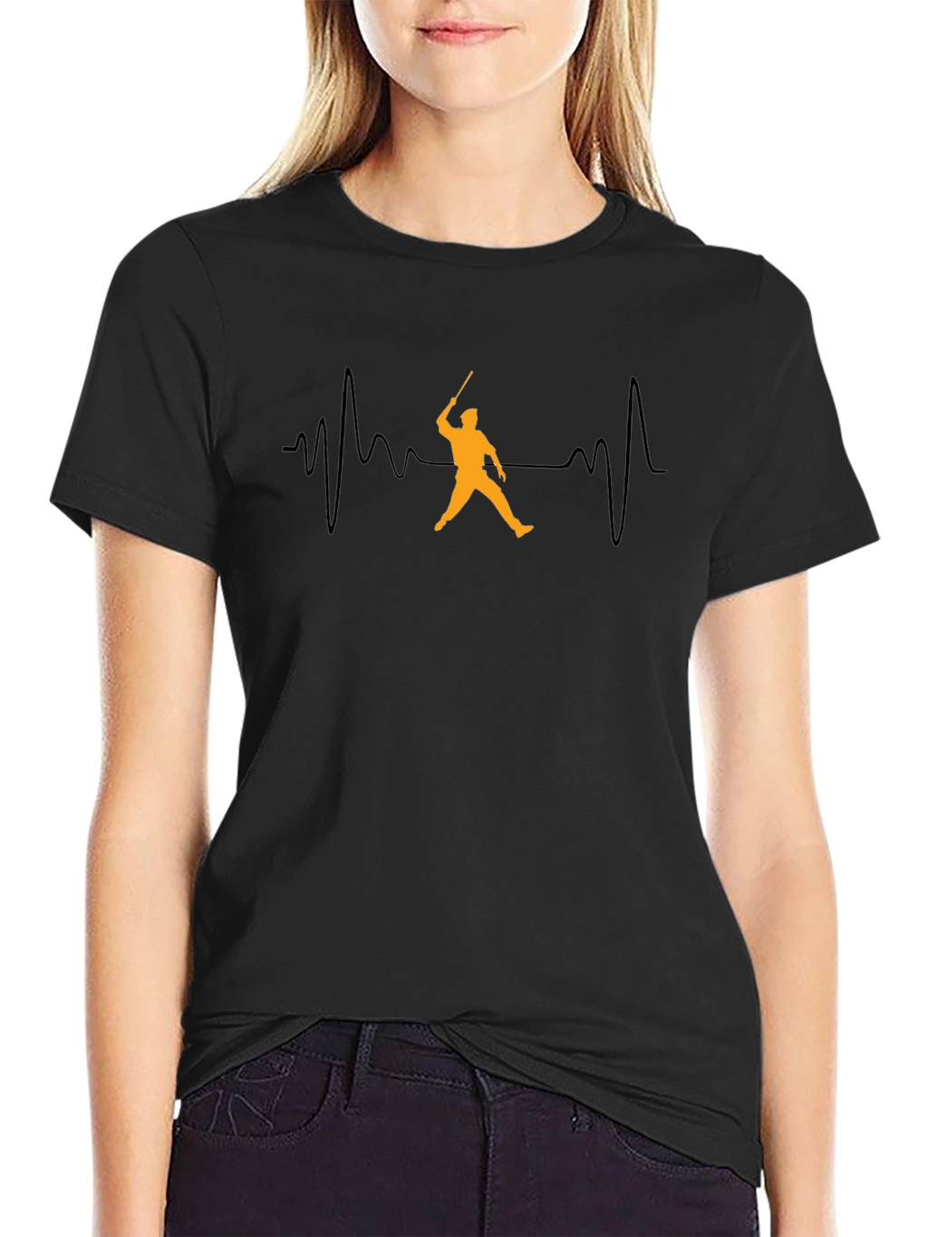 Cricket Heartbeat T-Shirt - Passion for the Game