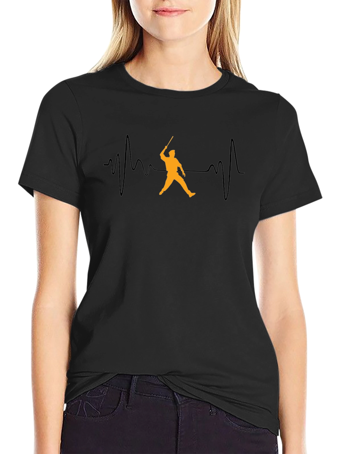 Cricket Heartbeat T-Shirt - Passion for the Game