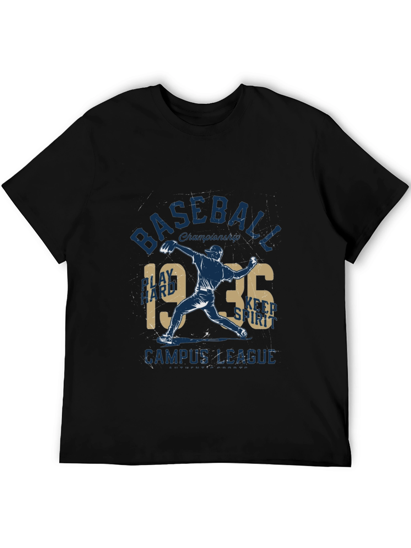 Vintage Baseball Graphic T-Shirt