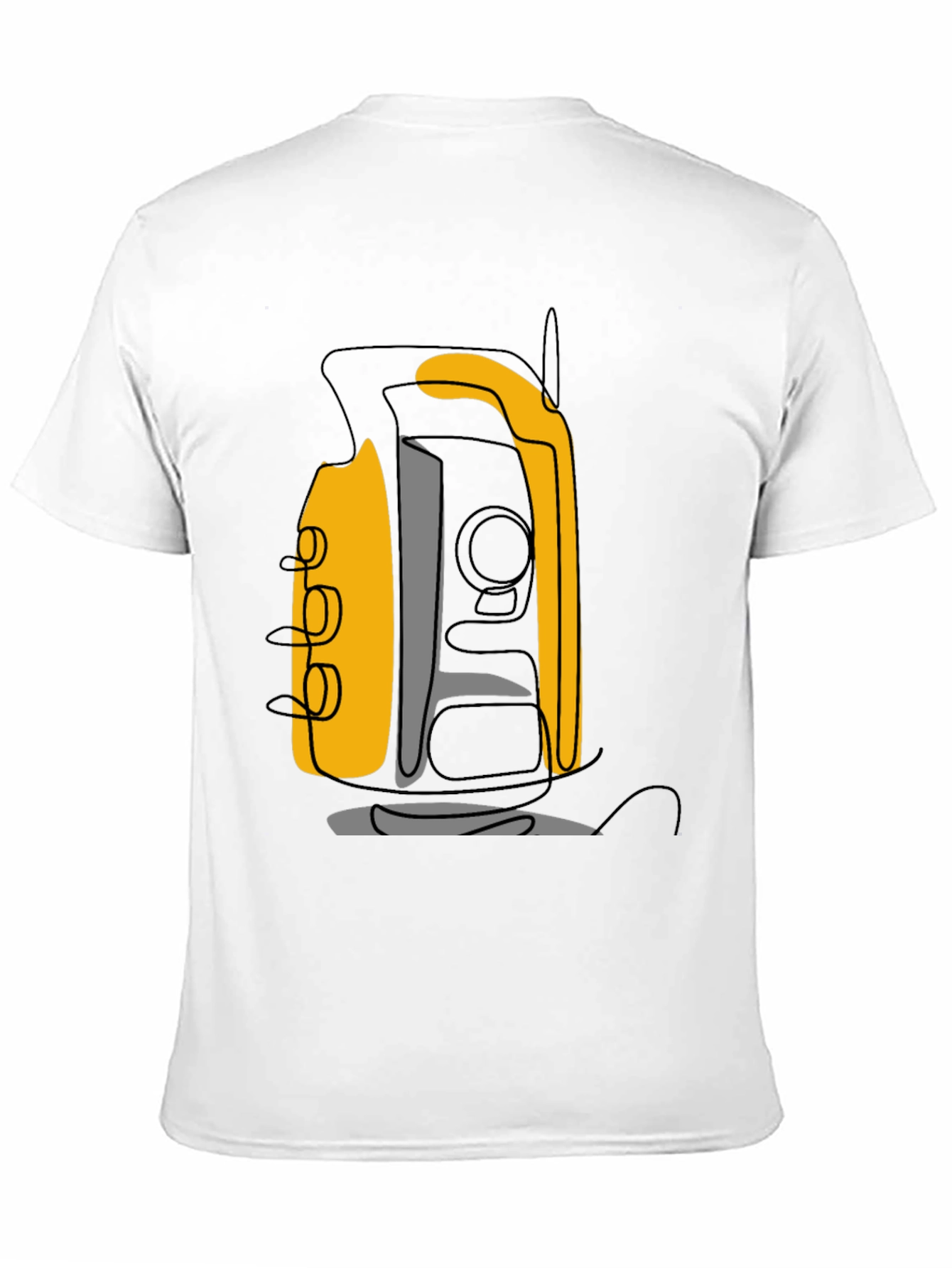 Abstract Line Art Graphic Tee