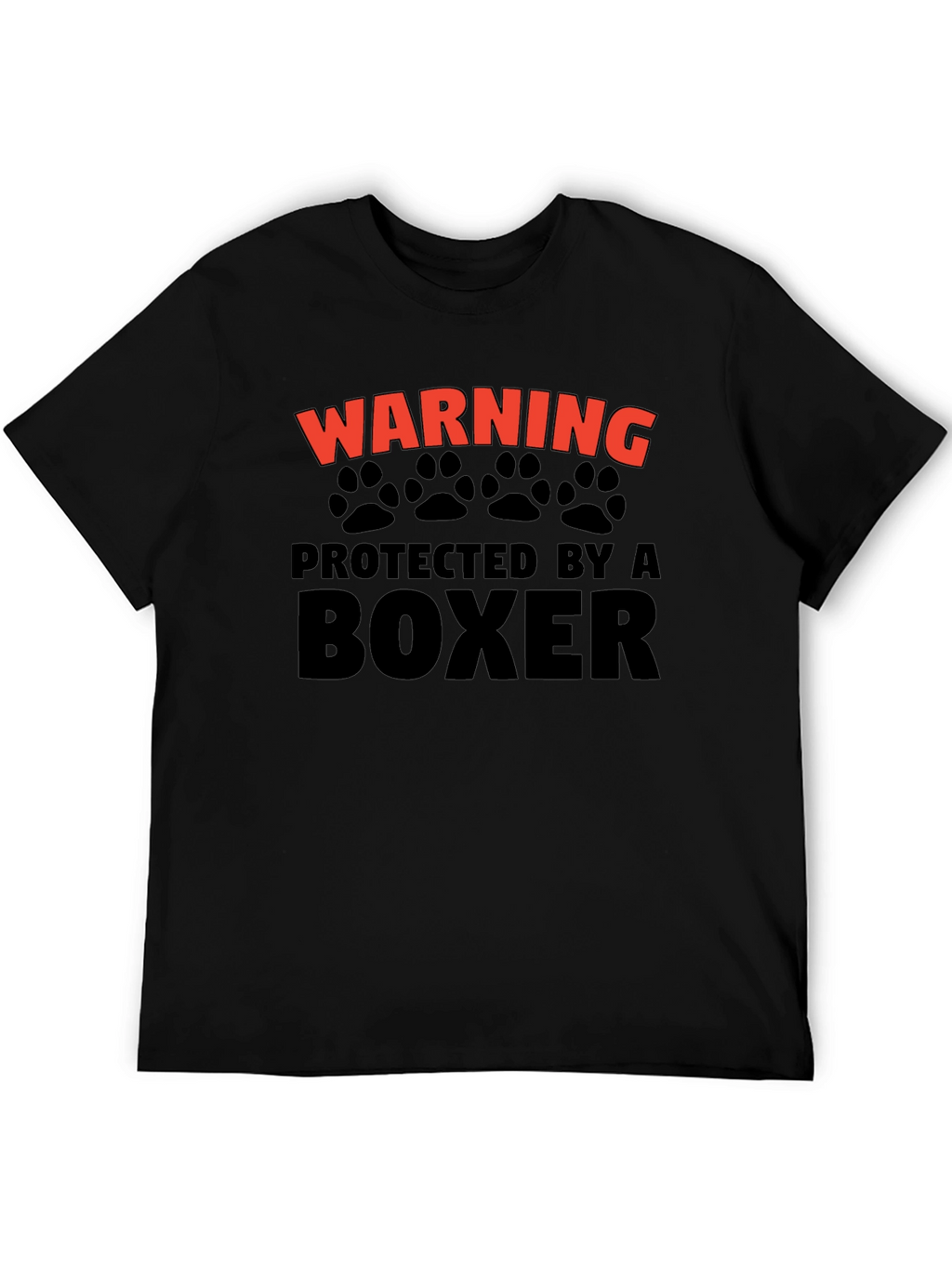Warning Protected By A Boxer T-Shirt