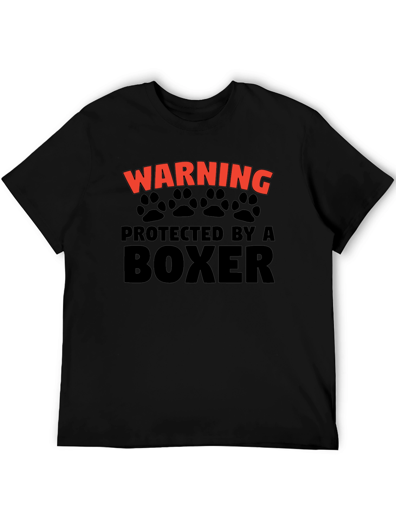 Warning Protected By A Boxer T-Shirt