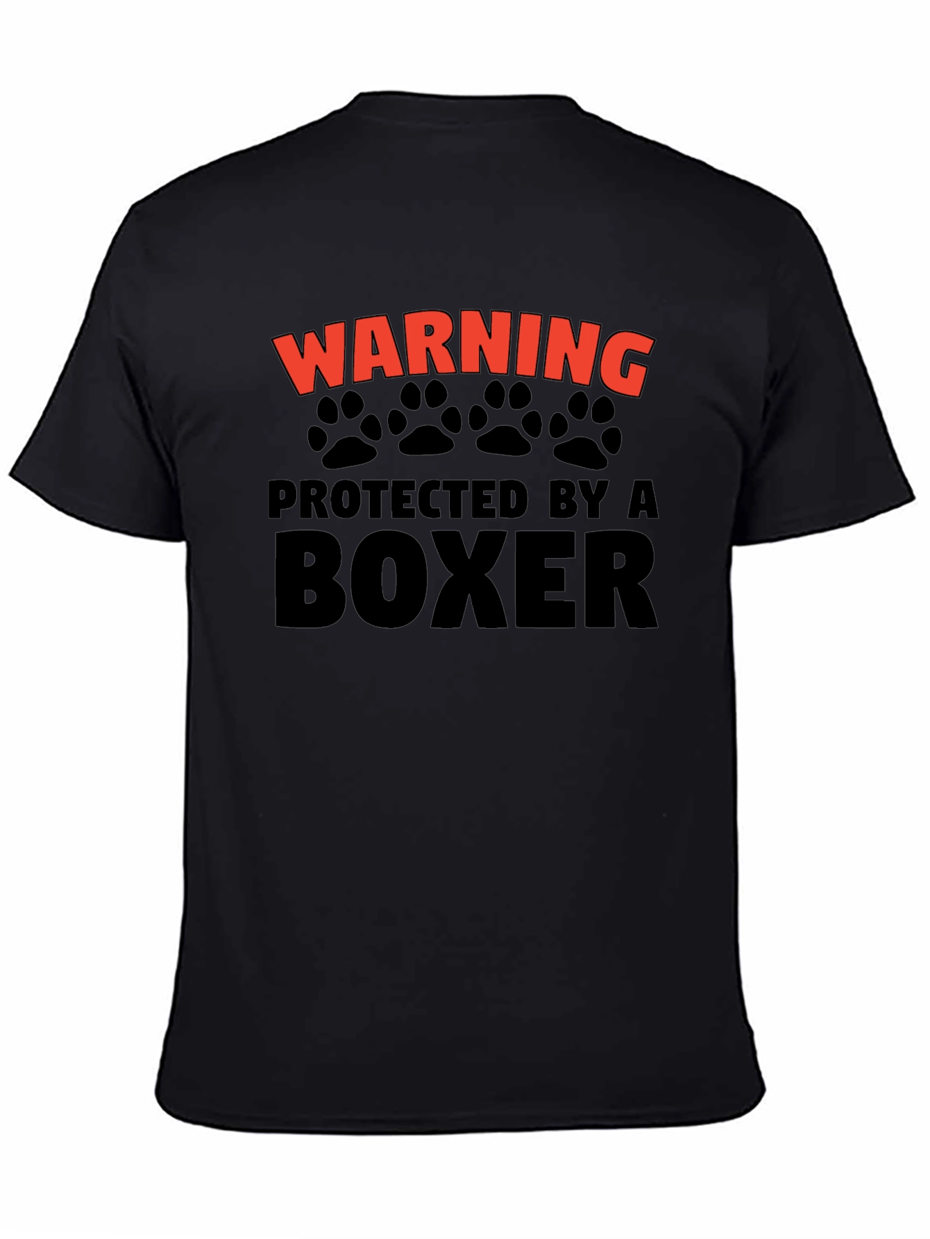 Warning Protected By A Boxer T-Shirt
