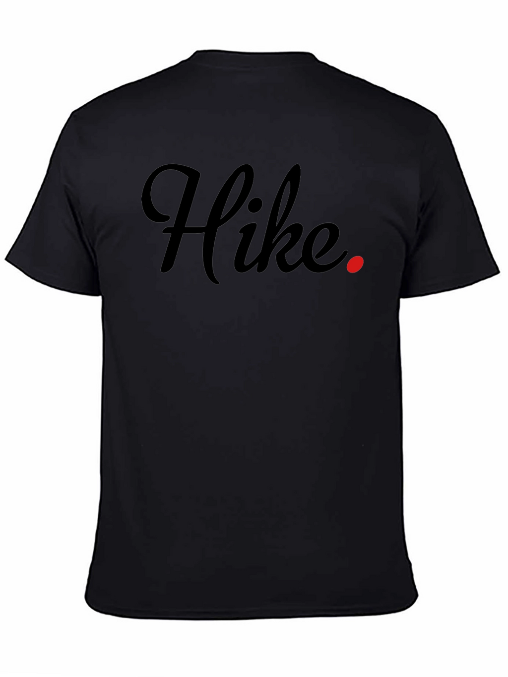 Hike Graphic Tee - Black Casual T-Shirt