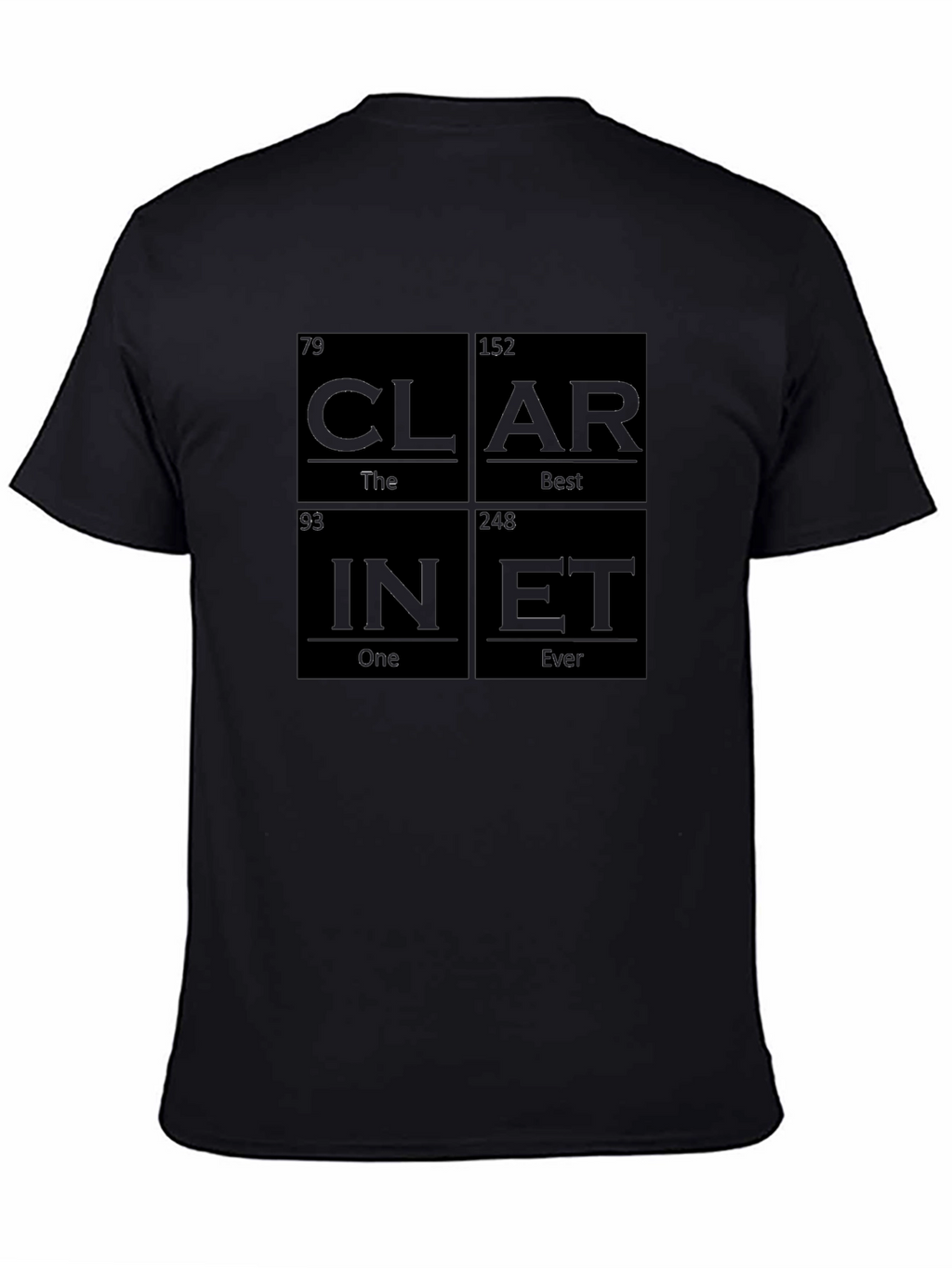 Clari-Net Periodic Table Style Graphic T-Shirt