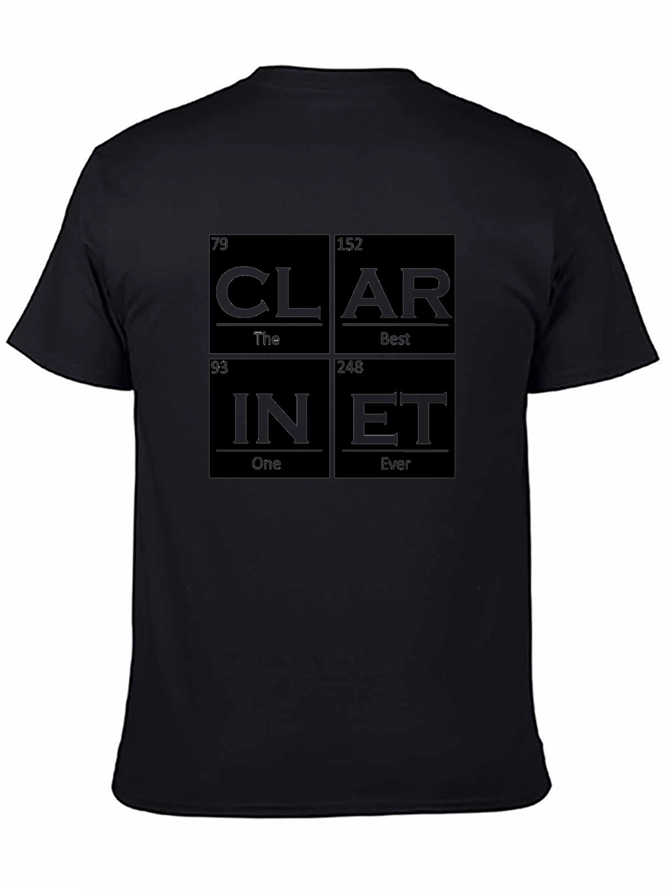 Clari-Net Periodic Table Style Graphic T-Shirt
