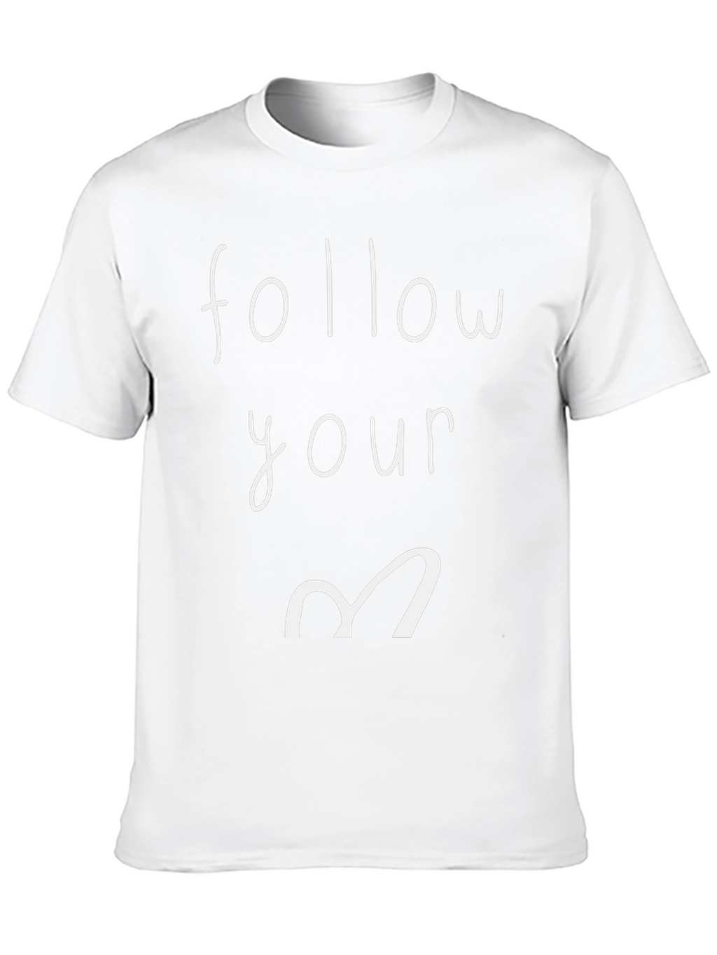Follow Your Heart Graphic Tee - Black